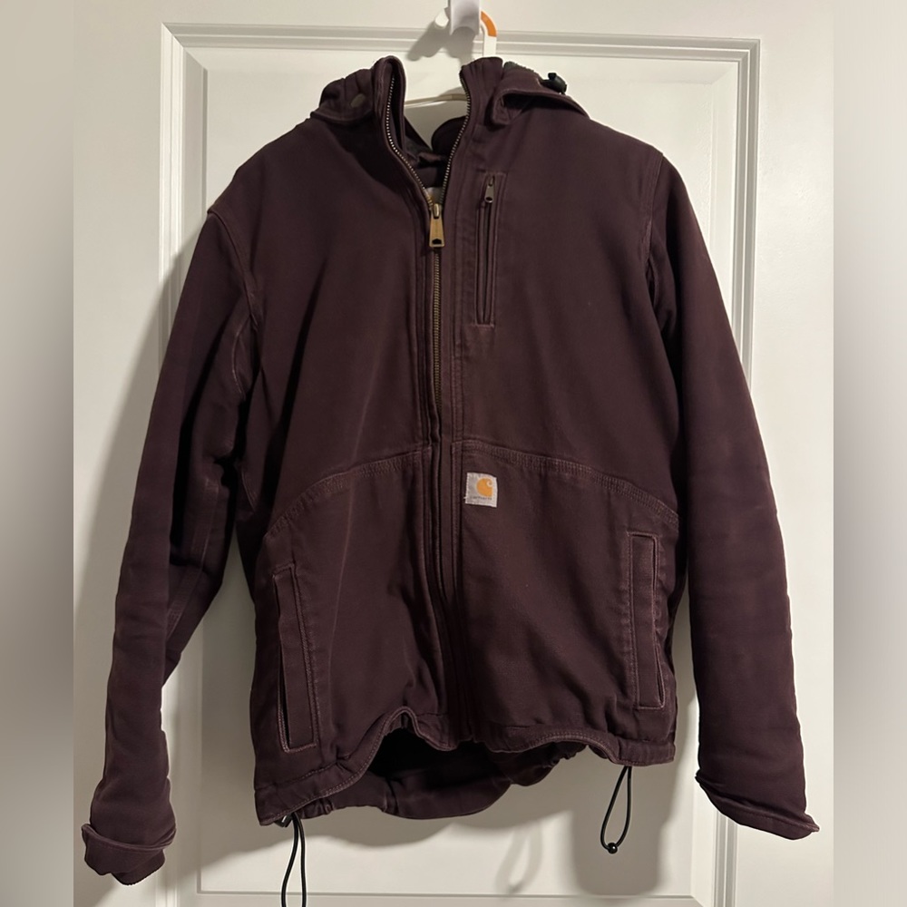 Carhartt rust red jacket